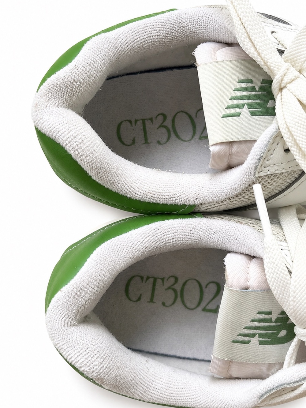 New Balance CT302 | White/Green Platform Sneakers | Men’s Size: 8 - Picture 9 of 10